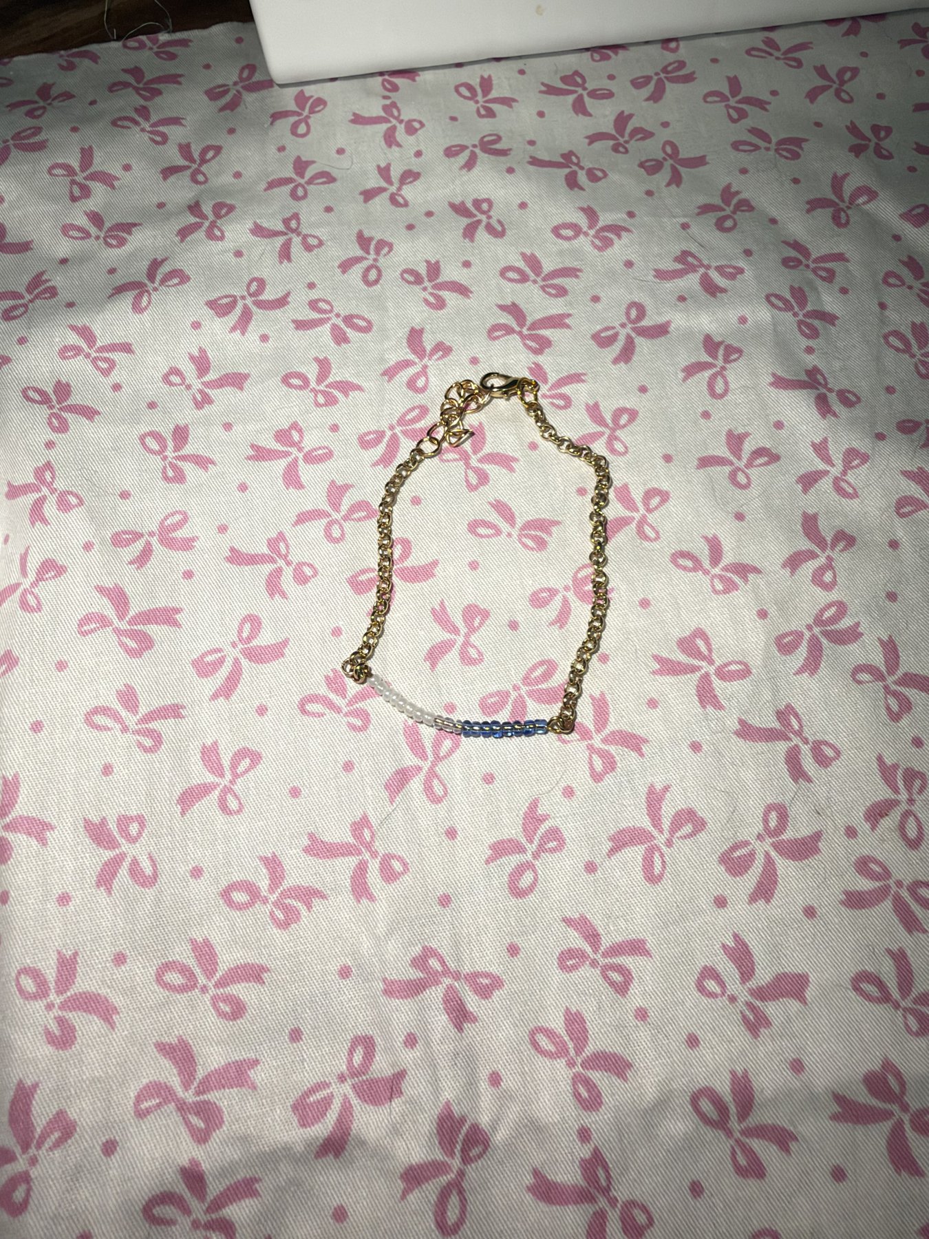Navy & ivory · gold tone